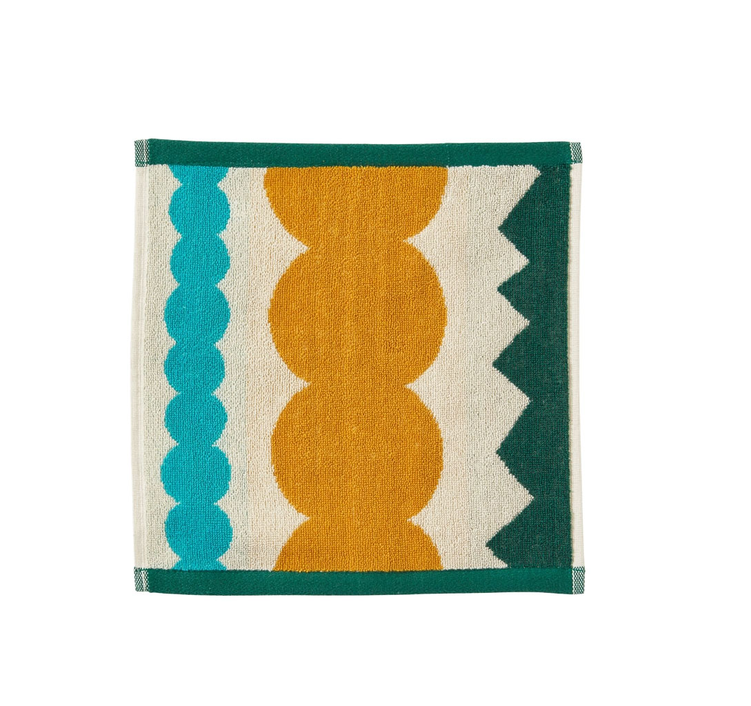 Donna Wilson kleines Handtuch/ Waschlappen MIXED FIZZ, Frottee, ca. 30 cm x 30 cm 