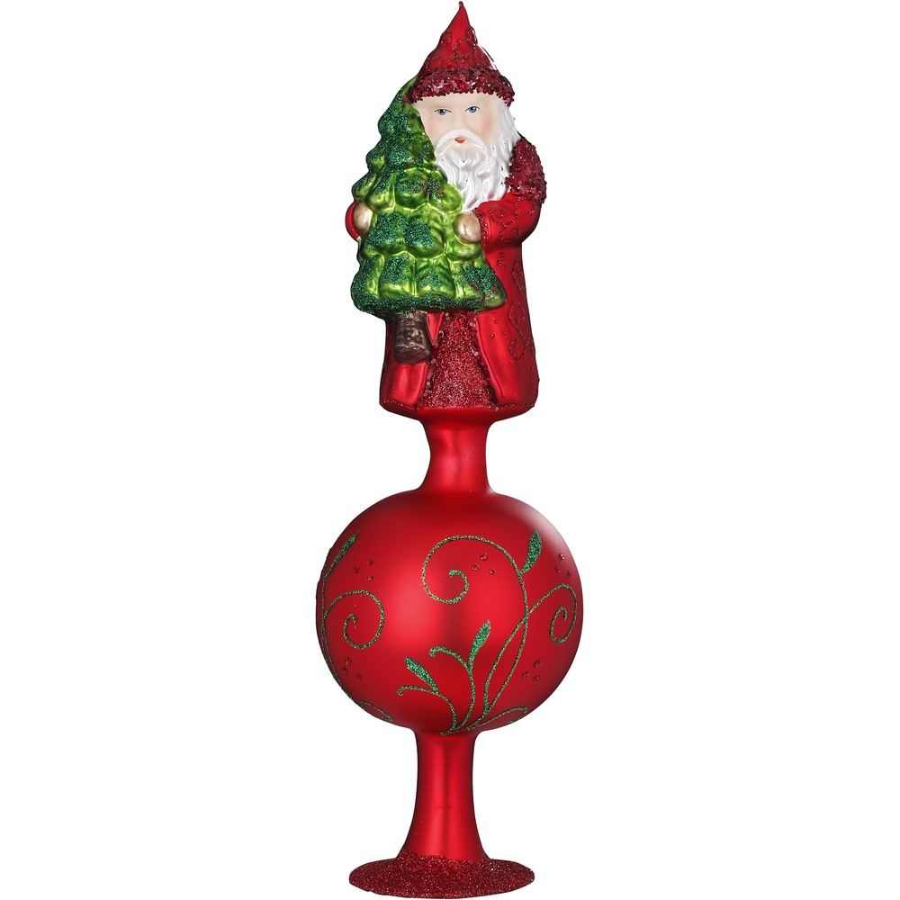Inge Glas Baumspitze AUF DEM HEIMWEG, ca. 25,5 cm, Hier kommt Santa 