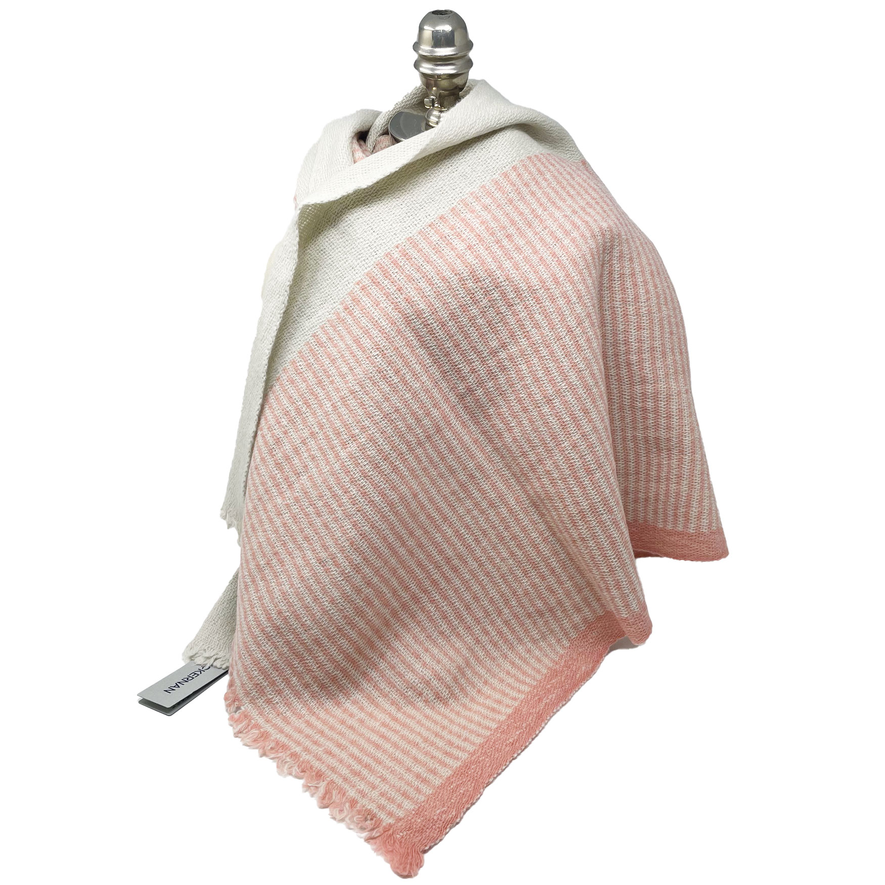 McKernan Schal "FABLE" IVORY ROSE,   ca. 44 x 225 cm , 100 % Wolle