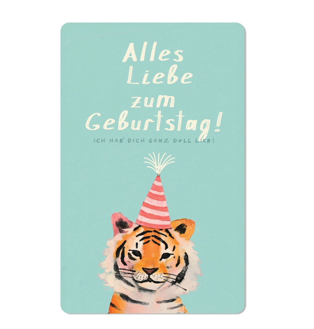 Lunacard Postkarte Alles Liebe zum Geburtstag