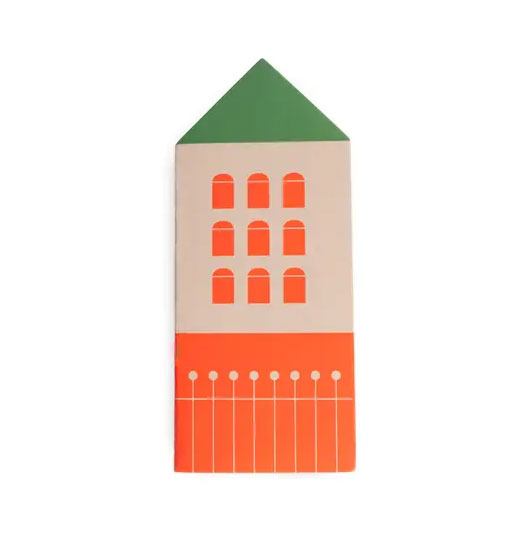ORANGE NOTTING HILL NOTIZBUCH HF, Orange-rosa, ca. 22 x 9 x 1 cm, 30 Seiten