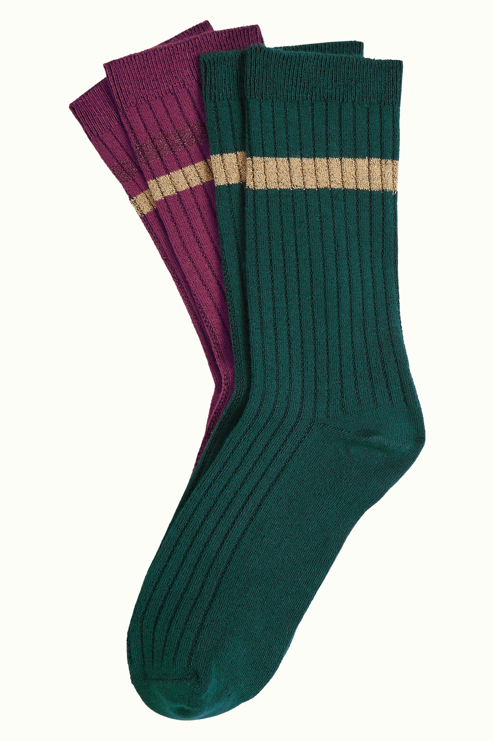 King Louie Socken PAZ 2 er Pack, Farbe Pine Green