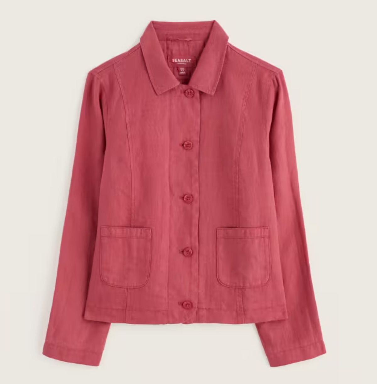 SEASALT CORNWALL Arame Leinenjacke, Farbe Echinacea