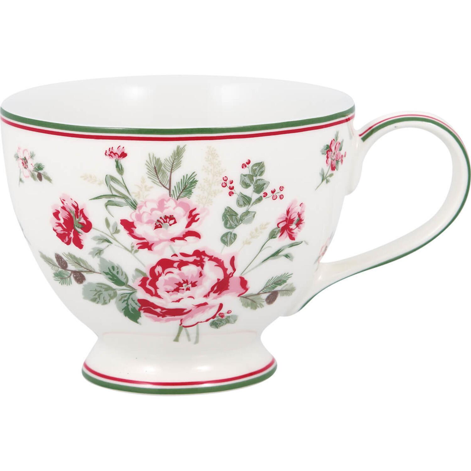 GreenGate Teetasse " Leonora white" 