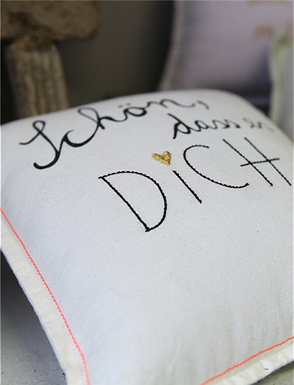 Good old friends Mini Kissen Schön, dass es Dich gibt, ca.  25 x 25 cm   