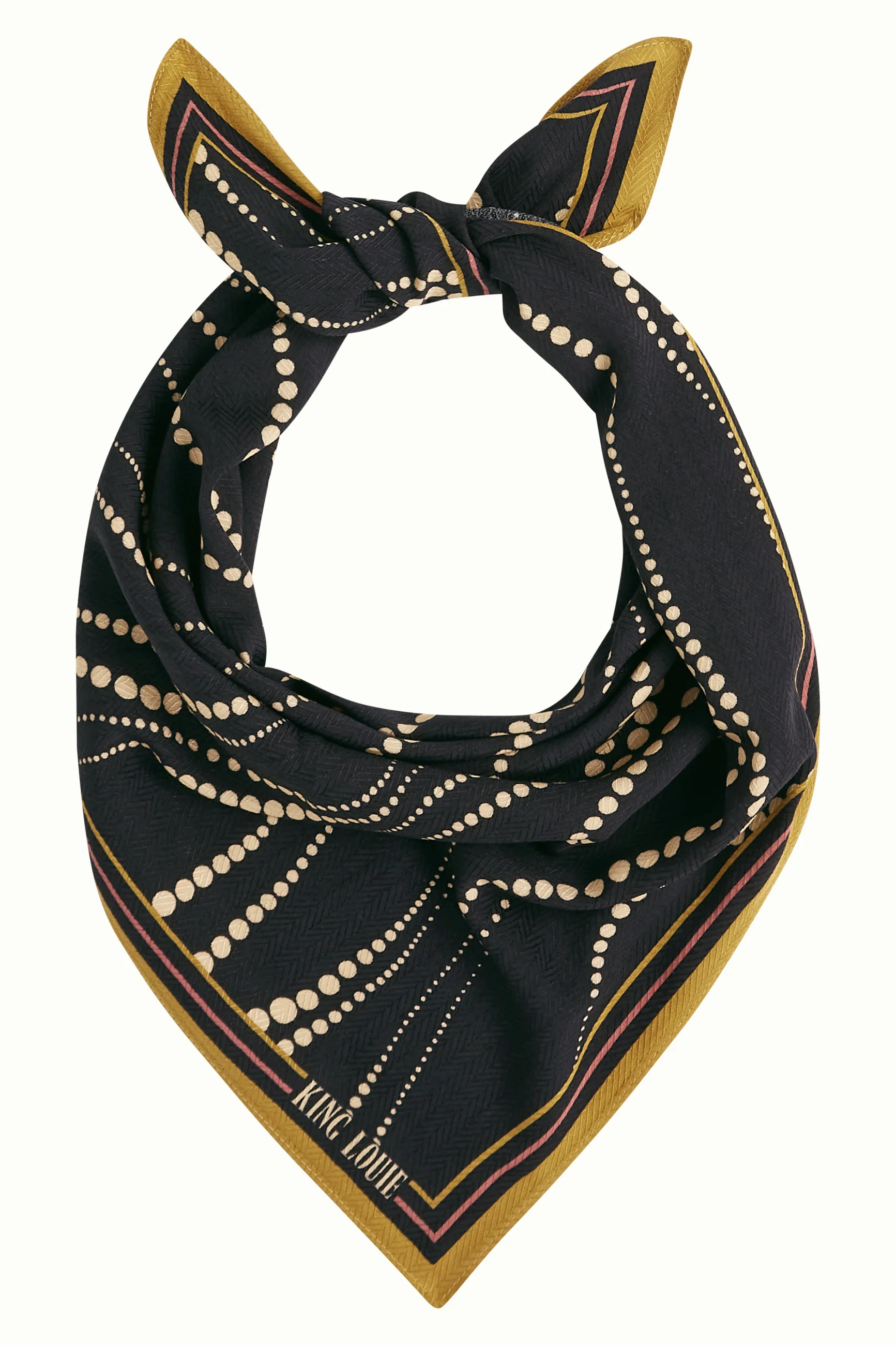 King Louie Tuch Scarf Twirl, Farbe Black - Scarfs