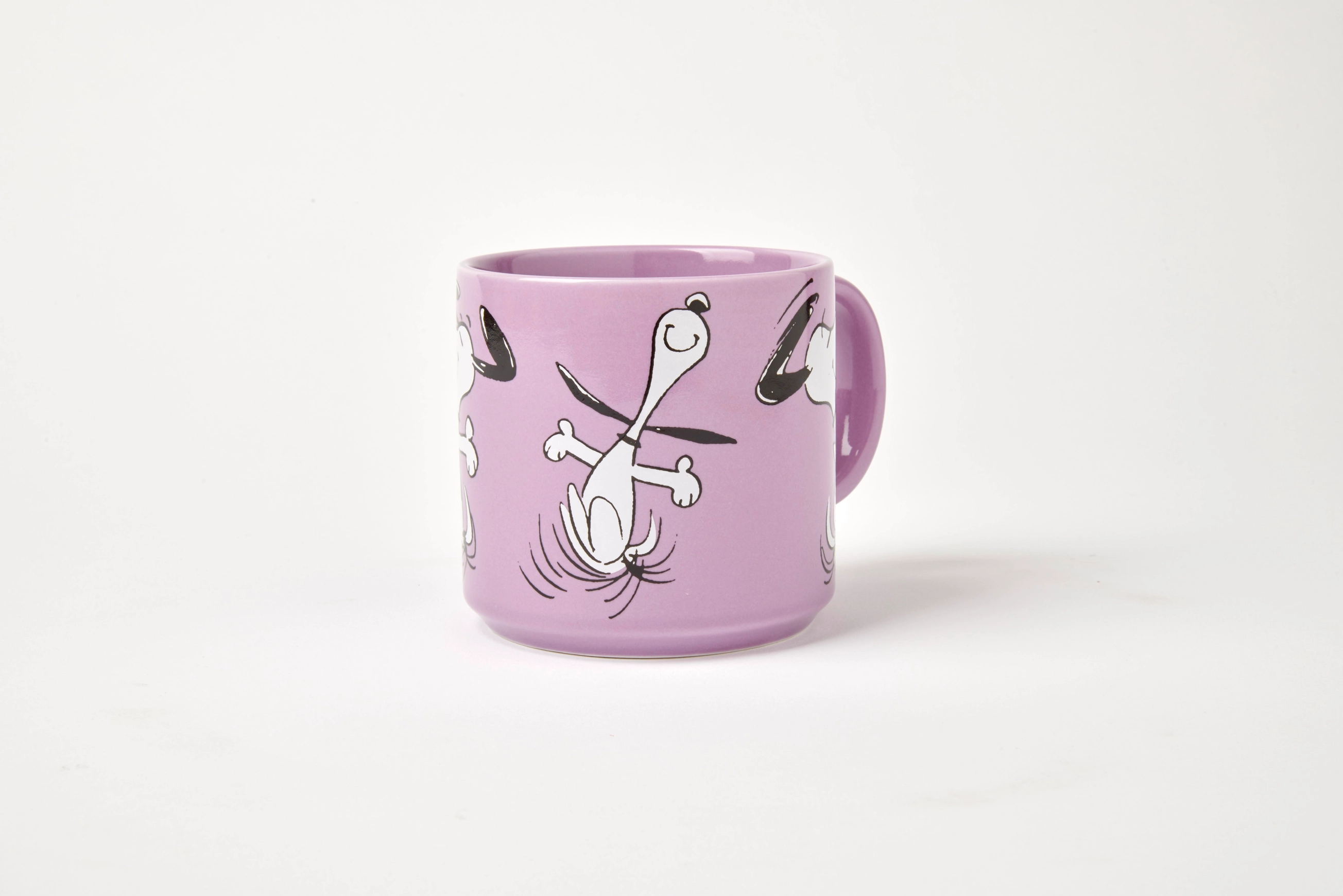 The Peanuts Becher "Happy Dance", Snoopy Tasse, ca. 330 ml  , Flieder