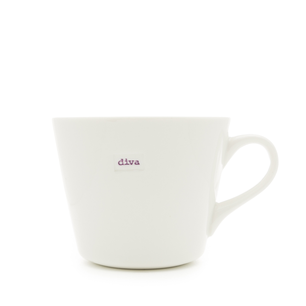 Keith Brymer Jones Bucket Mug "DIVA" Tasse 350ml
