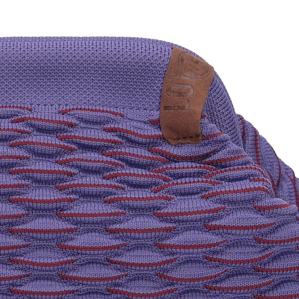 LOT83 Tasche Emma 98, Waben Violett-Aubergine,  ca.  20 x 27 cm