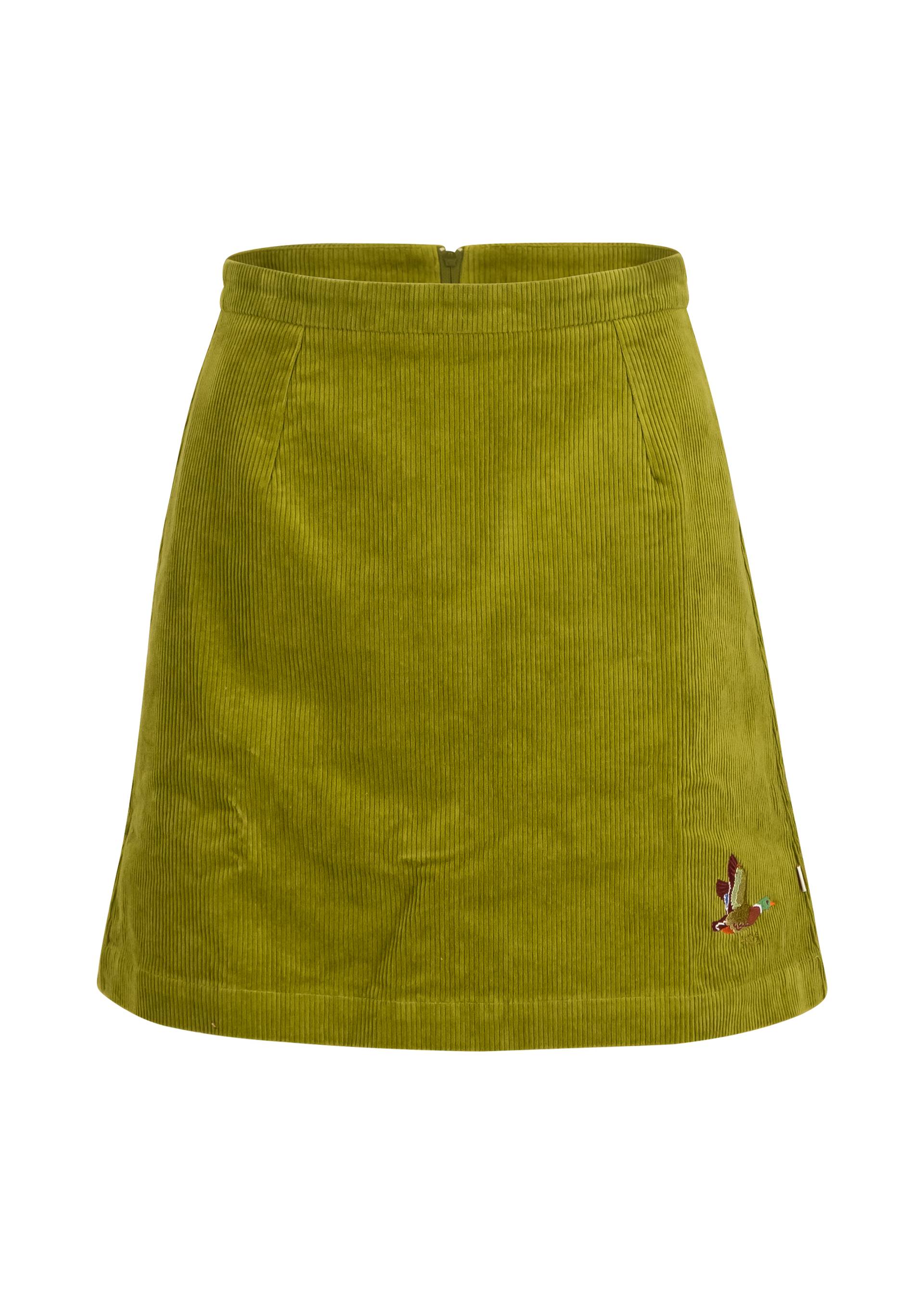 % Blutsgeschwister Cordrock Dreamy Eyes - dense forest khaki