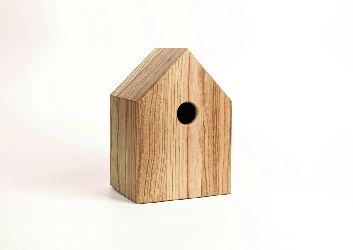 Vogelhaus Hallo Jan, pures Design