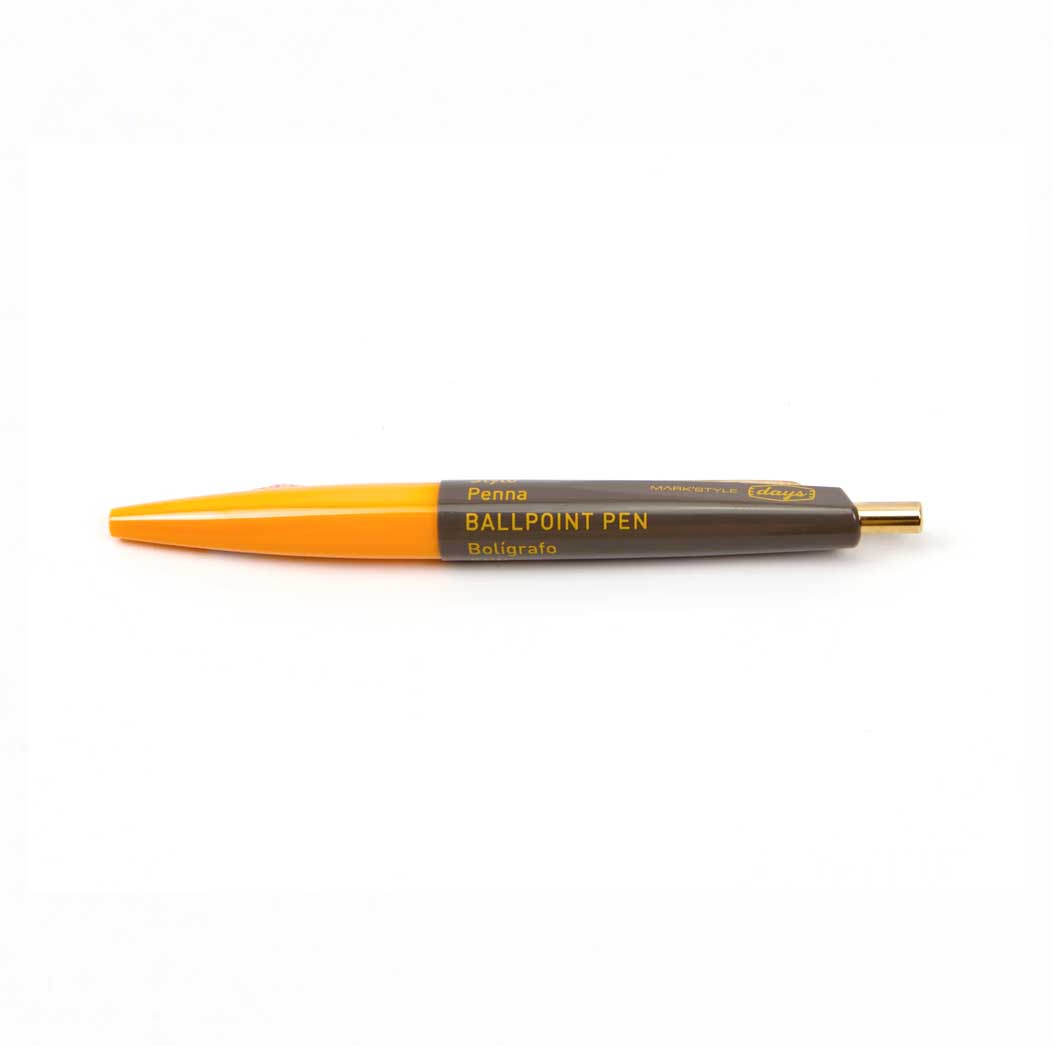 Kugelschreiber Mini Ballpoint Pen Anterique, Farbe Orange-Braun