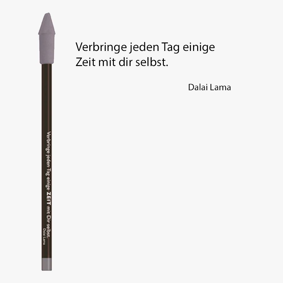Bleistift schwarz Zeit  von Dalai Lama von Cedon