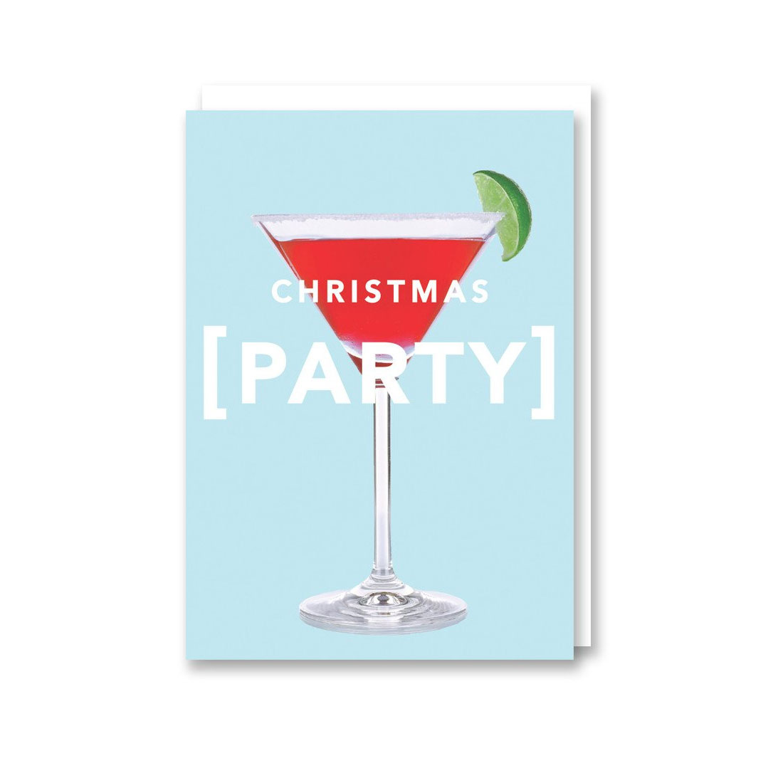 % Klappkarte " CHRISTMAS PARTY" von REVISTA