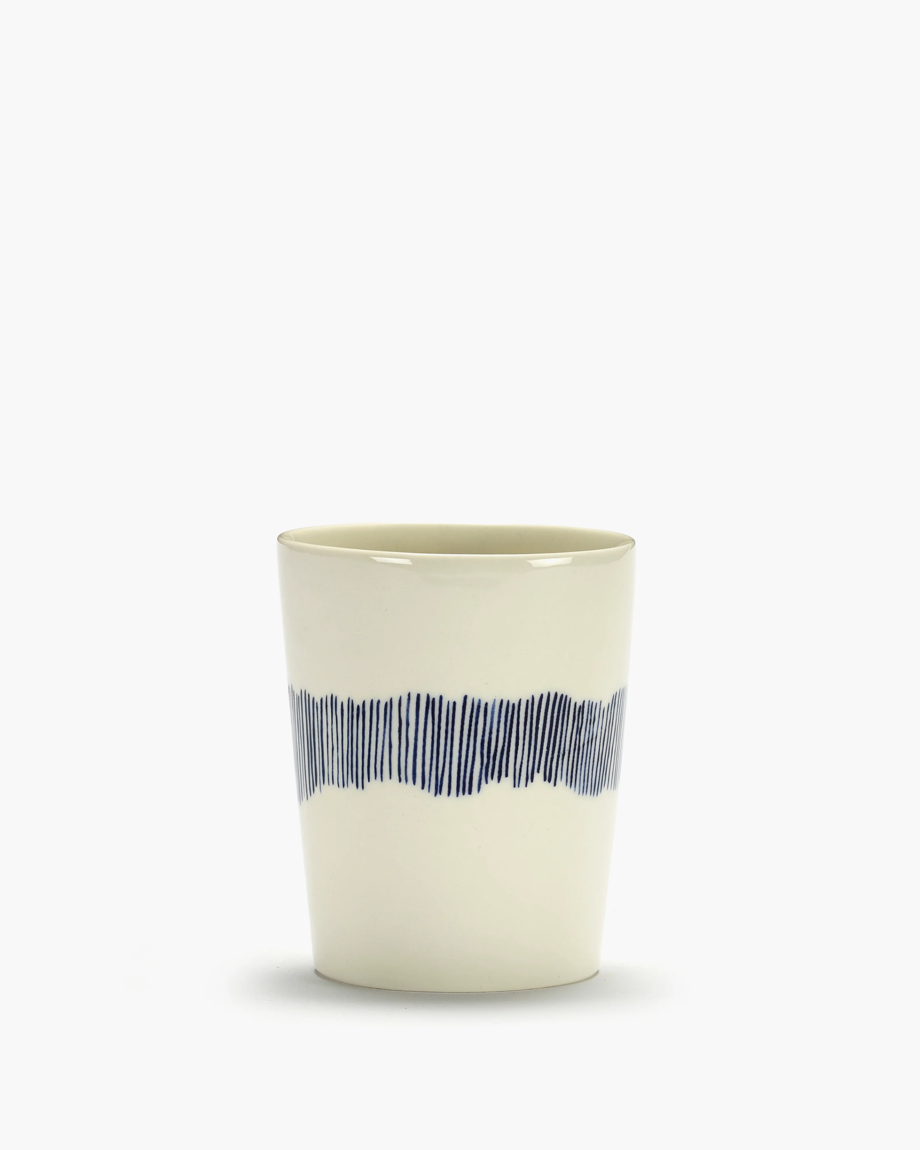 Ottolenghi Teetasse 33cl weiss - blaue Streifen Feast