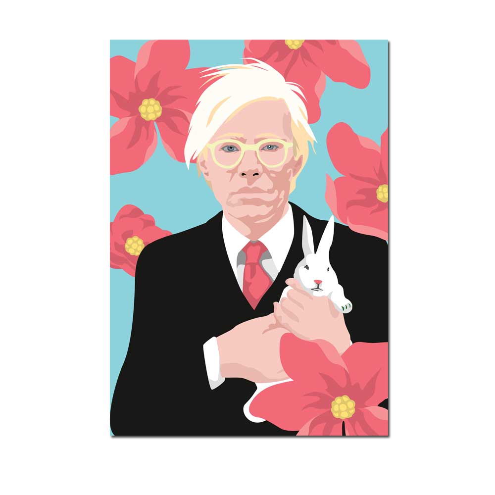 Postkarte  "Popart Artist" , Pop Art new generation , Warhol