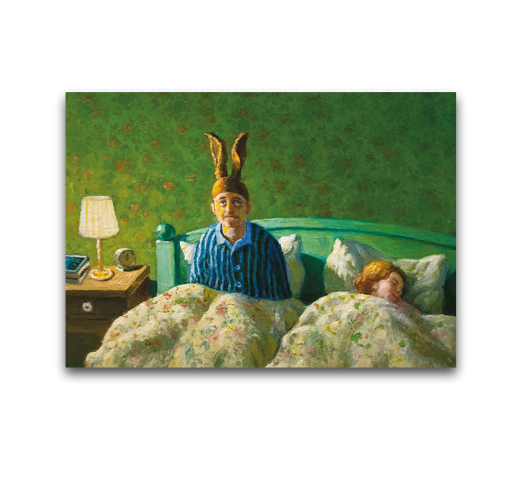 Inkognito Postkarte Mein Name ist Hase von Michael Sowa 