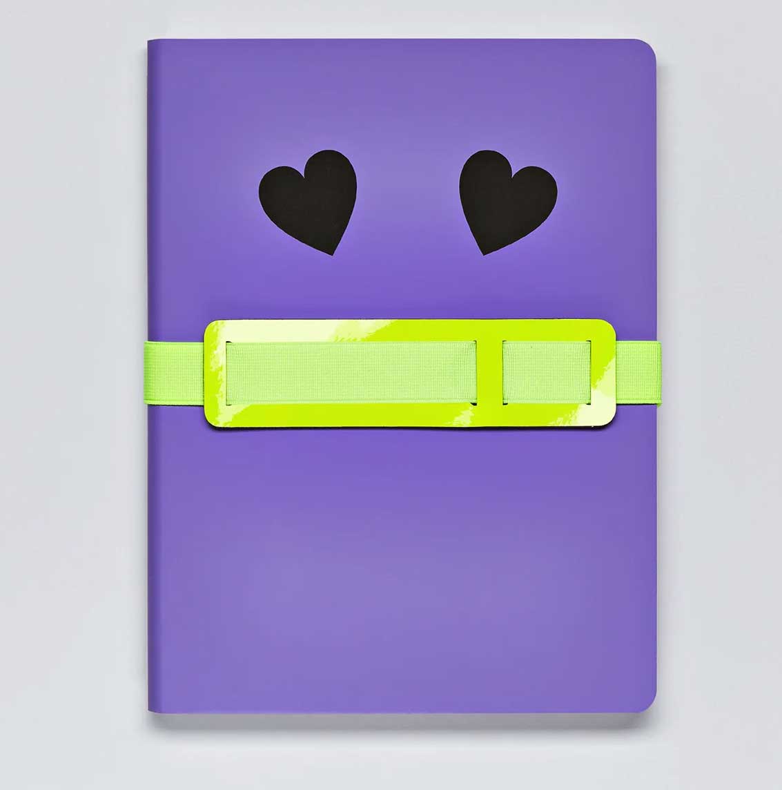 NUUNA Anti Handbag Textilband L Recyceltes Leder Neon Gelb