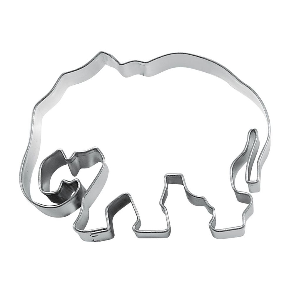 Ausstecherle Elefant - 7 cm  von Städter, Prägeausstecher, Plätzchen Backen   