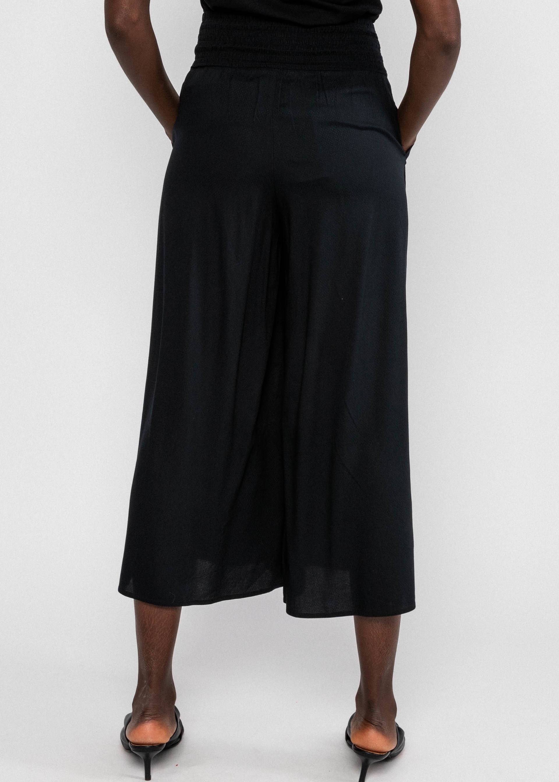 Blutsgeschwister Culotte In Full Bloom - black brush, Hose schwarz