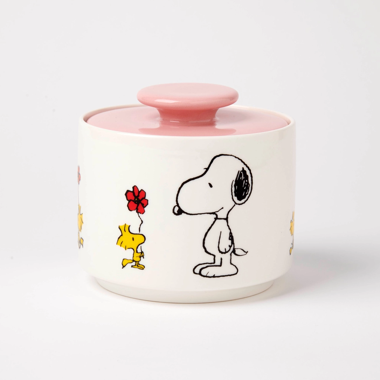 The Peanuts Dose „Love is in Bloom“ mit Snoopy und Woodstock , ca.12 x 10,5 cm