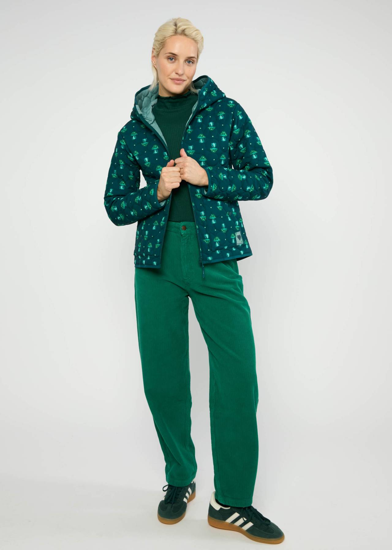 % Blutsgeschwister Softshelljacke Reversible Plopp - magical night mushroom