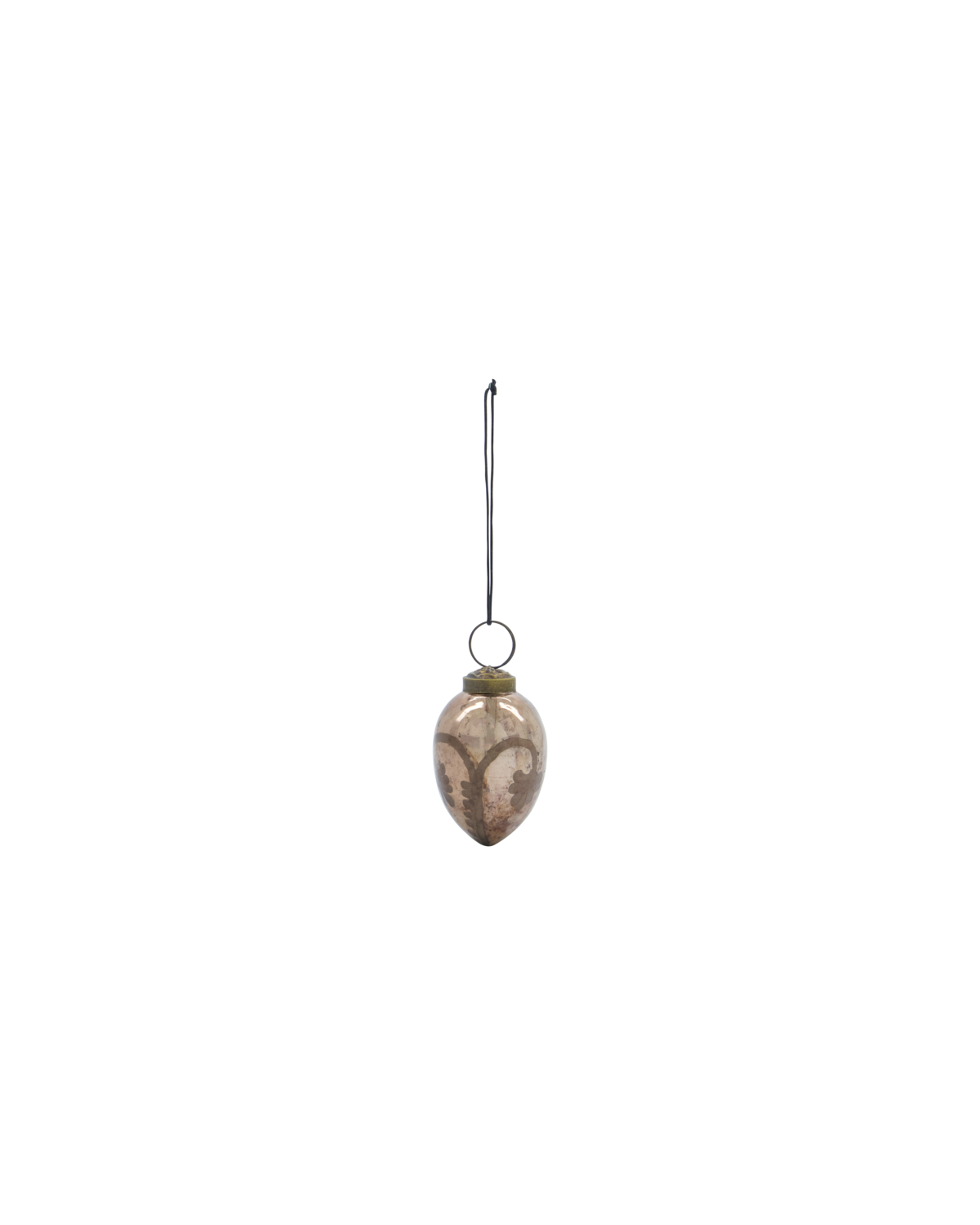 House doctor XMAS Weihnachtskugel " BALL" brown von House doctor, ca. 5,5 cm