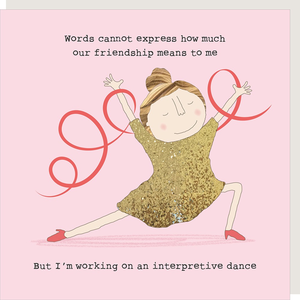 Rosie Made A Thing Doppelkarte "Friendship Dance" , GF611