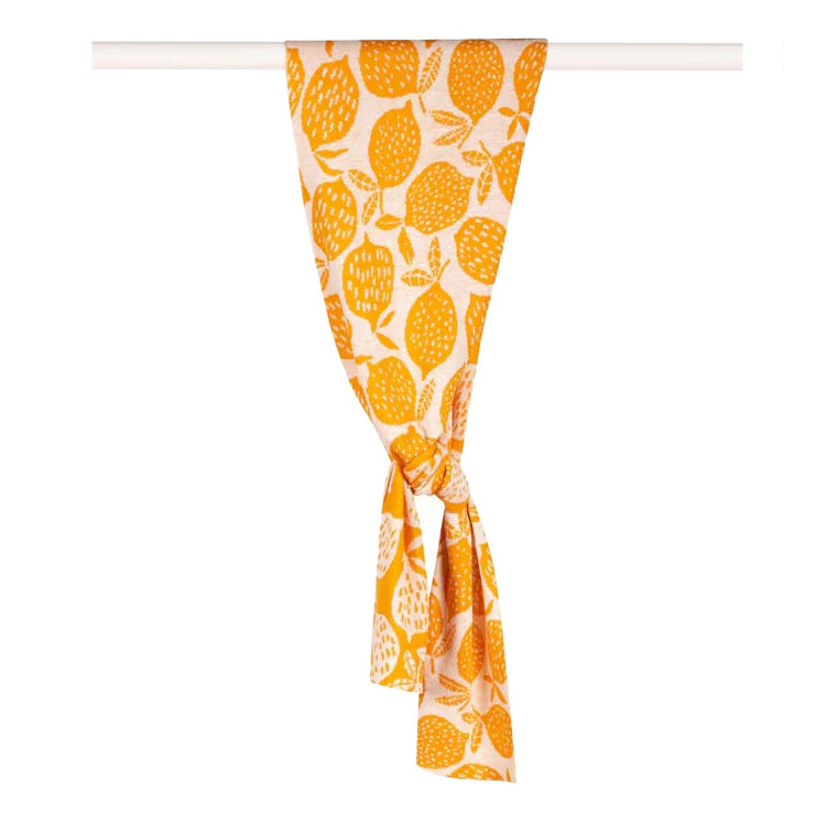 McKernan Schal "LEMON"ECOLOGY, ca. 30 x 150 cm , 62% Baumwolle 38% Leinen, Sommerschal
