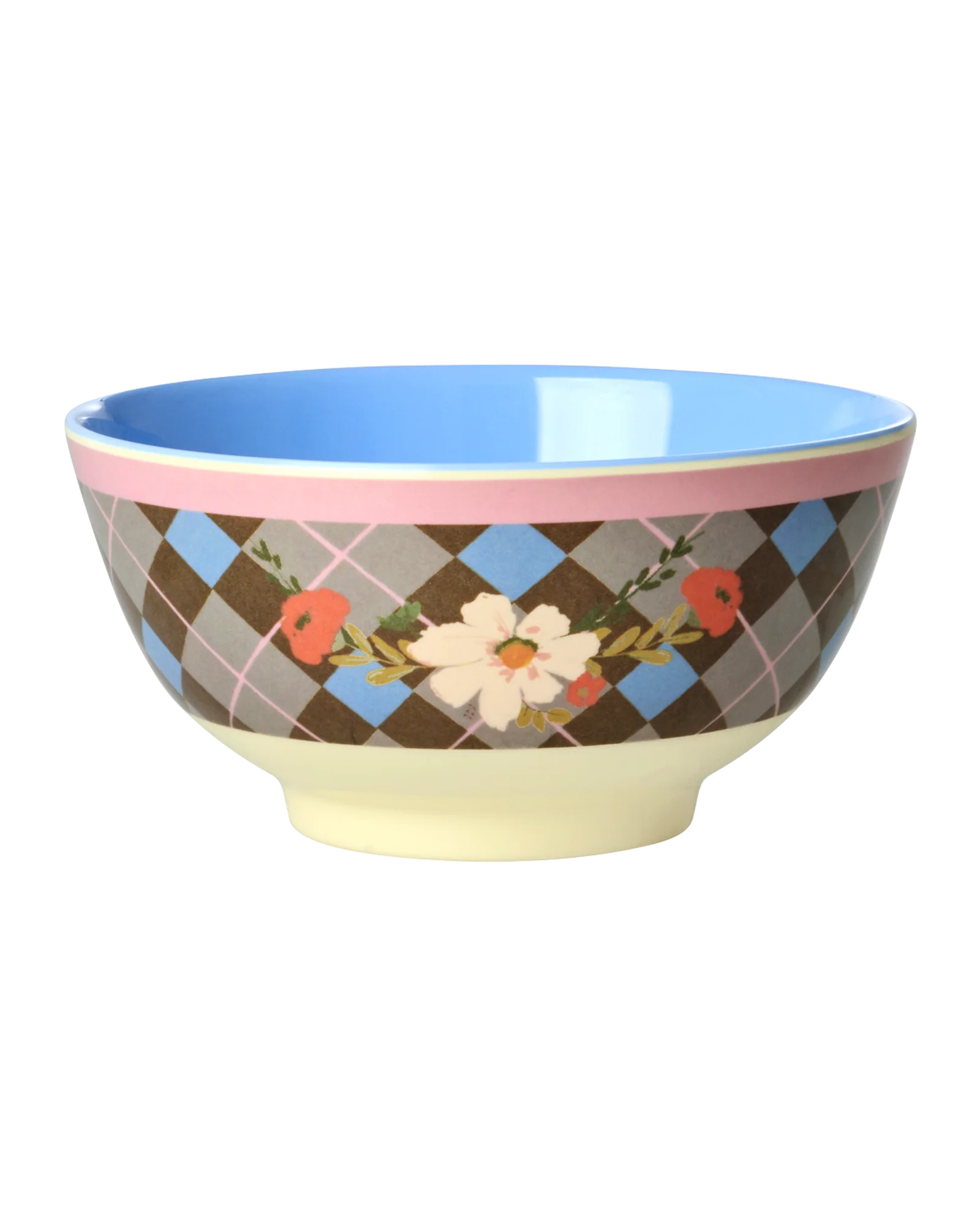 Mittelgroße Schüssel - Braun - Gorgeous Tile Print