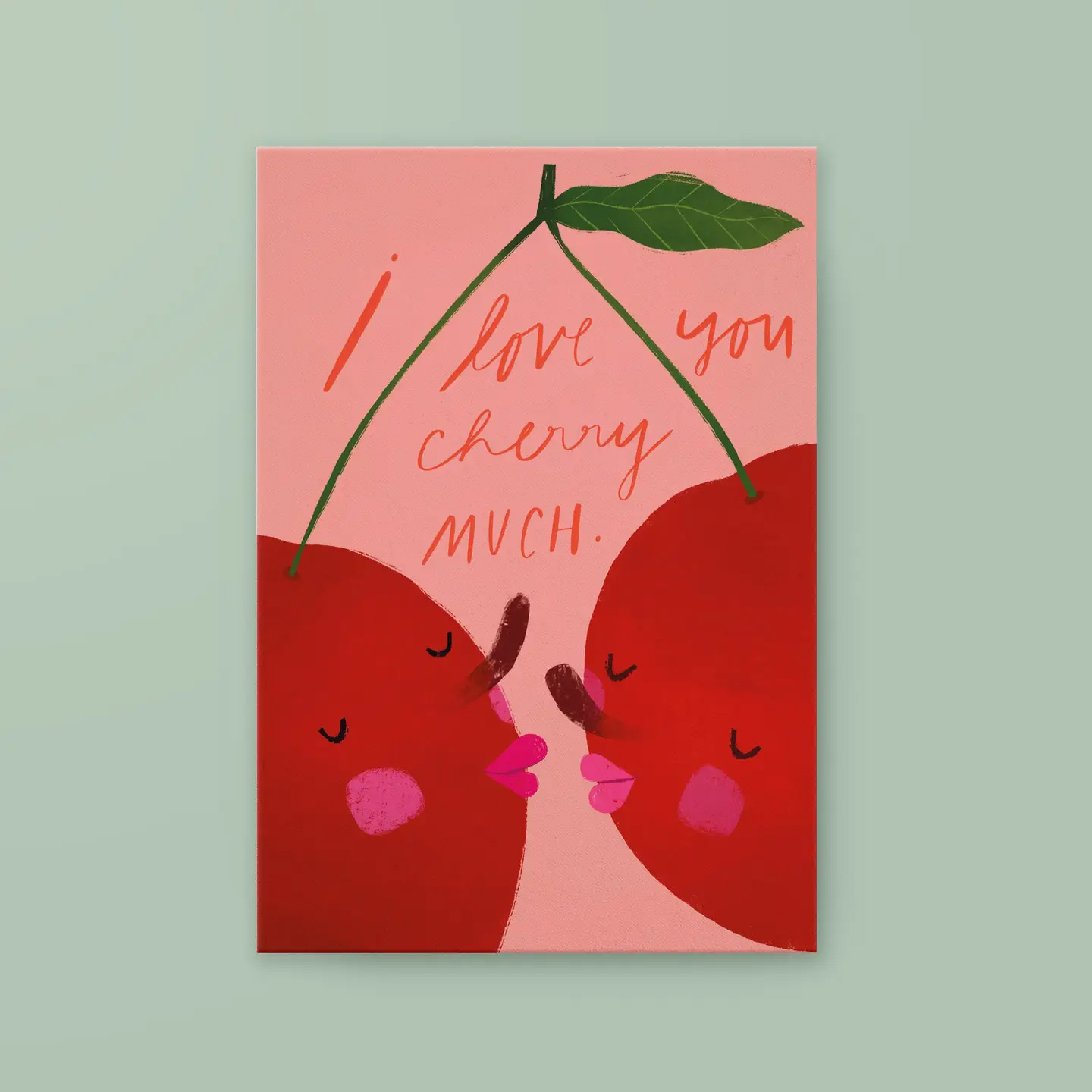 Postkarte »Cherry Much« von FRANZIZO   