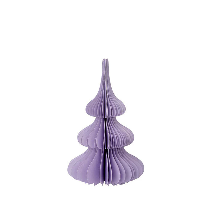 Bungalow Honeycomb Tannenbaum Spruce , ca. 20 cm Lavender von Bungalow, Papier, Honeycomb Tree Spruce H20cm Lavender