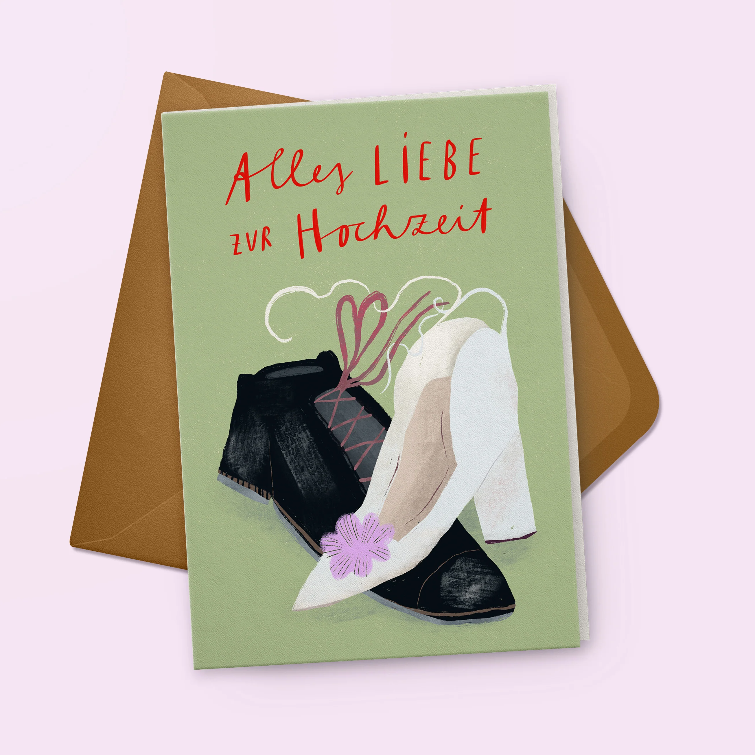 Klappkarte Zur Hochzeit von FRANZIZO