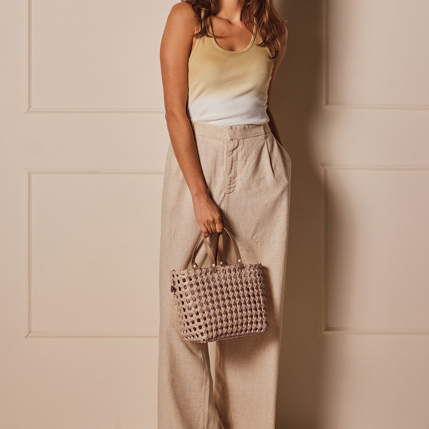 Handed By - Maze mini Handtasche lagoon blue mix