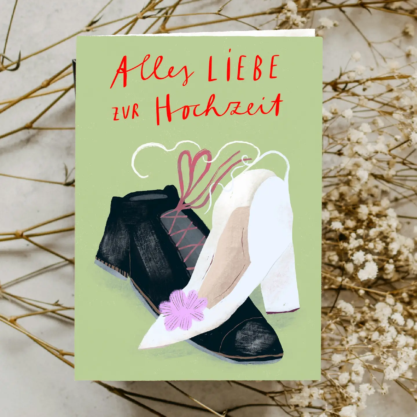 Klappkarte Zur Hochzeit von FRANZIZO
