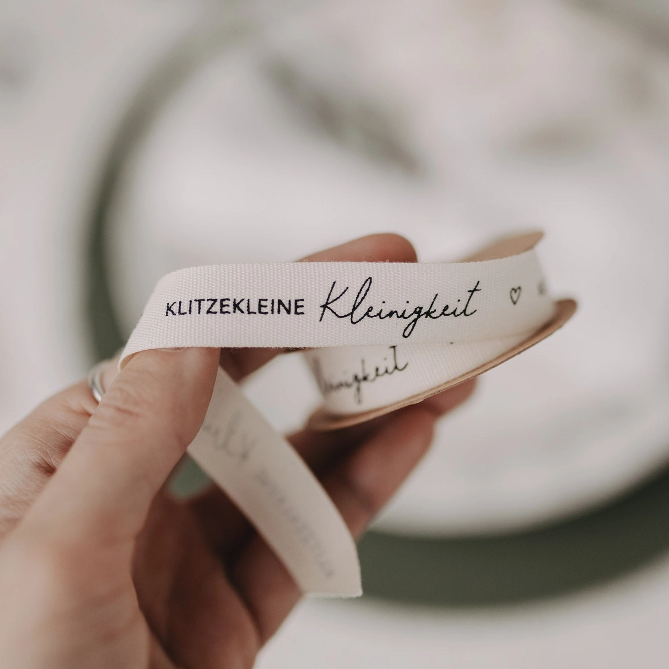 Eulenschnitt Geschenkband 5m Klitzekleine Kleinigkeit