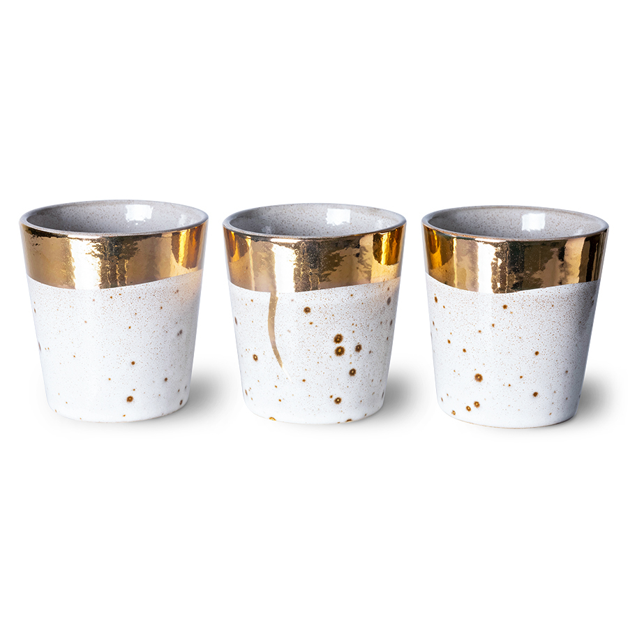 HKliving 70's christmas special 2021, Kaffee Becher, sparkle, Siebziger Jahre Geschirr, Keramik HKliving 70's christmas special 2021, Kaffee Becher, sparkle, Siebziger Jahre Geschirr, Keramik
