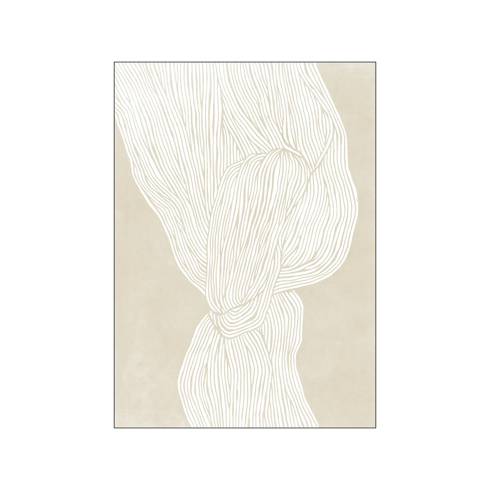 Kunstdruck 30 x 40 cm " The Line no. 07"    