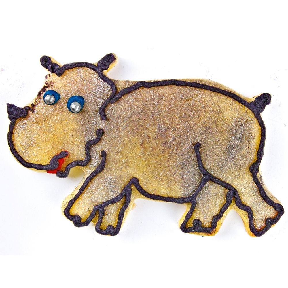 Ausstecherle Nilpferd - 7,5 cm von Städter, Prägeausstecher, Plätzchen Backen  