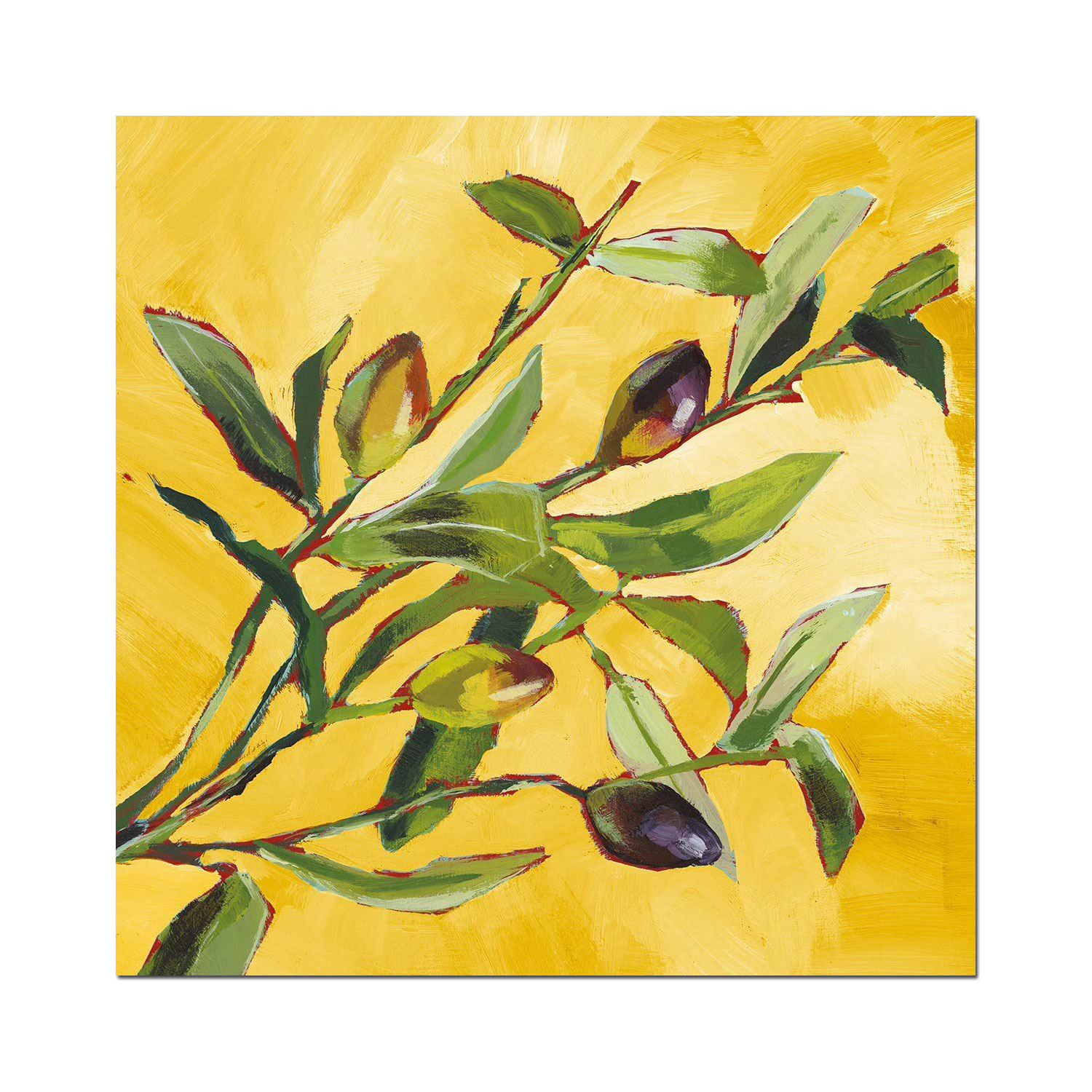 Papierservietten Olive Musée, 25 x 25 cm  , Cocktailservietten , ppd