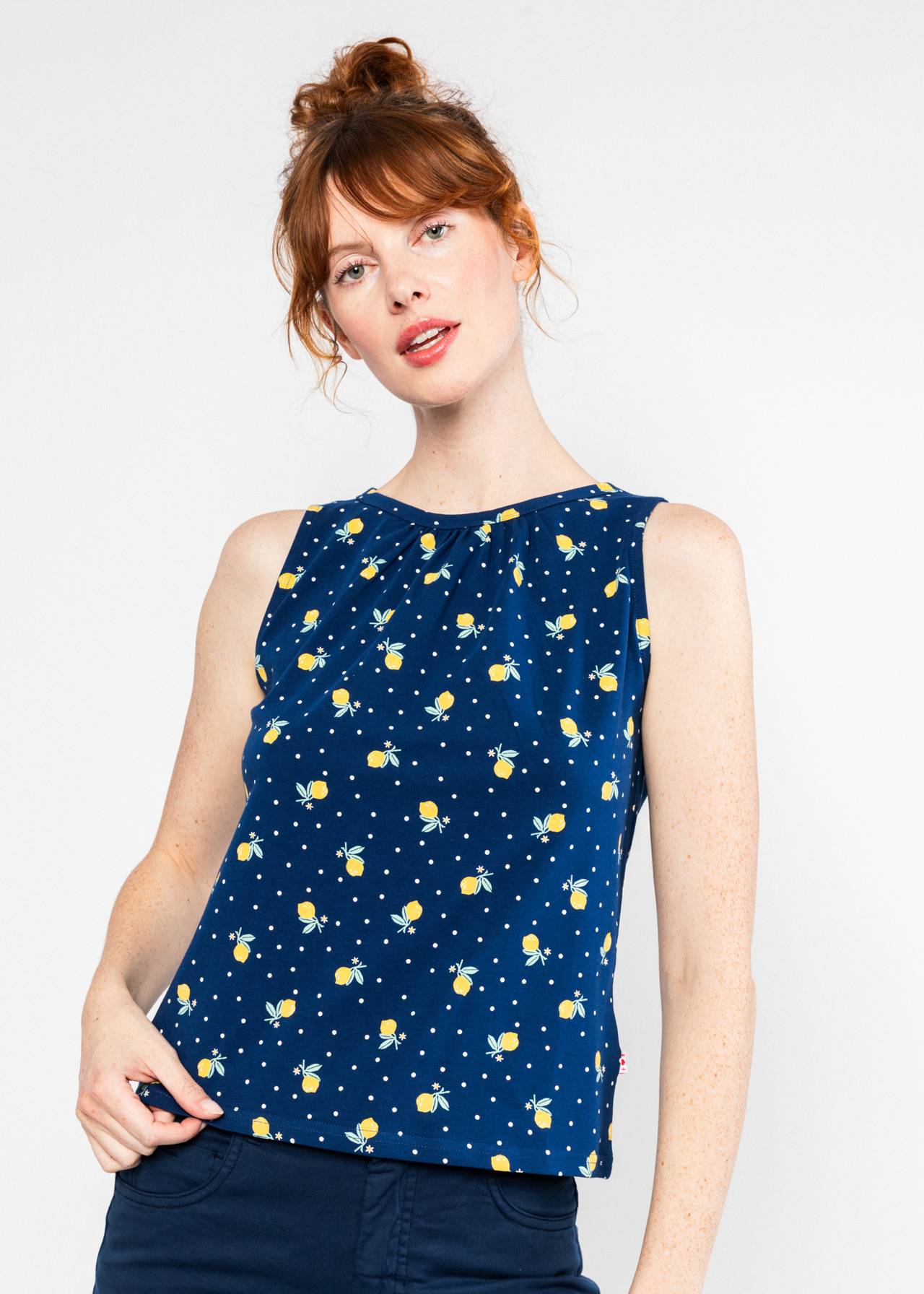 Blutsgeschwister Sommer Top Party Pie - lemon rain, Zitronen