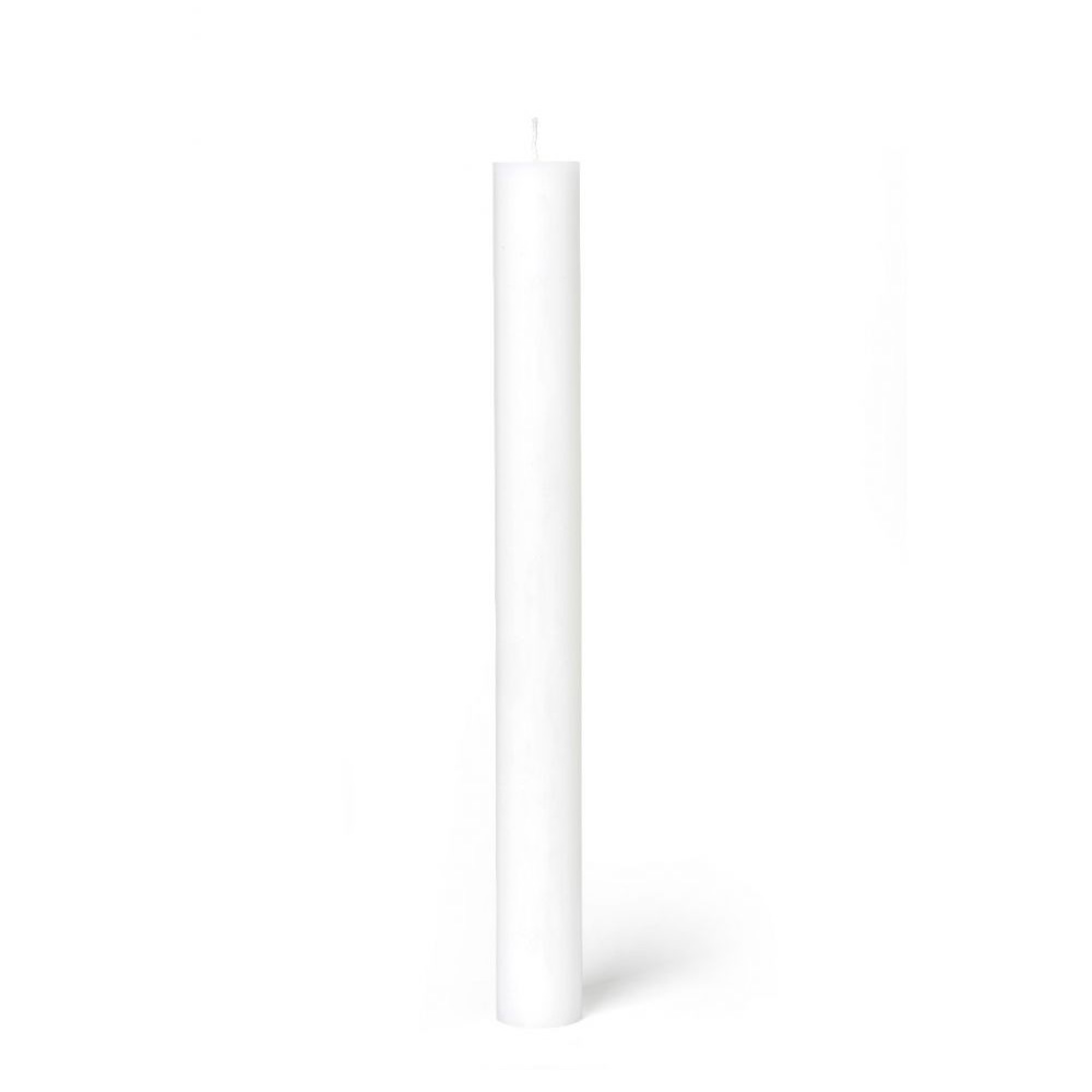 dottir Nordic Design Kerze für Wintergeschichten /Winter Stories  D.3 cm Höhe 30 cm, weiß