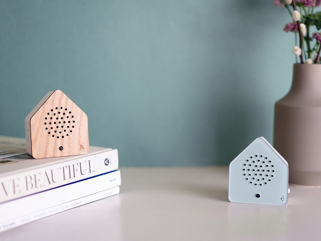 Satellitebox Festive Bells WOOD von Zwitscherbox, Klang: Glockenklänge für festliche Momente