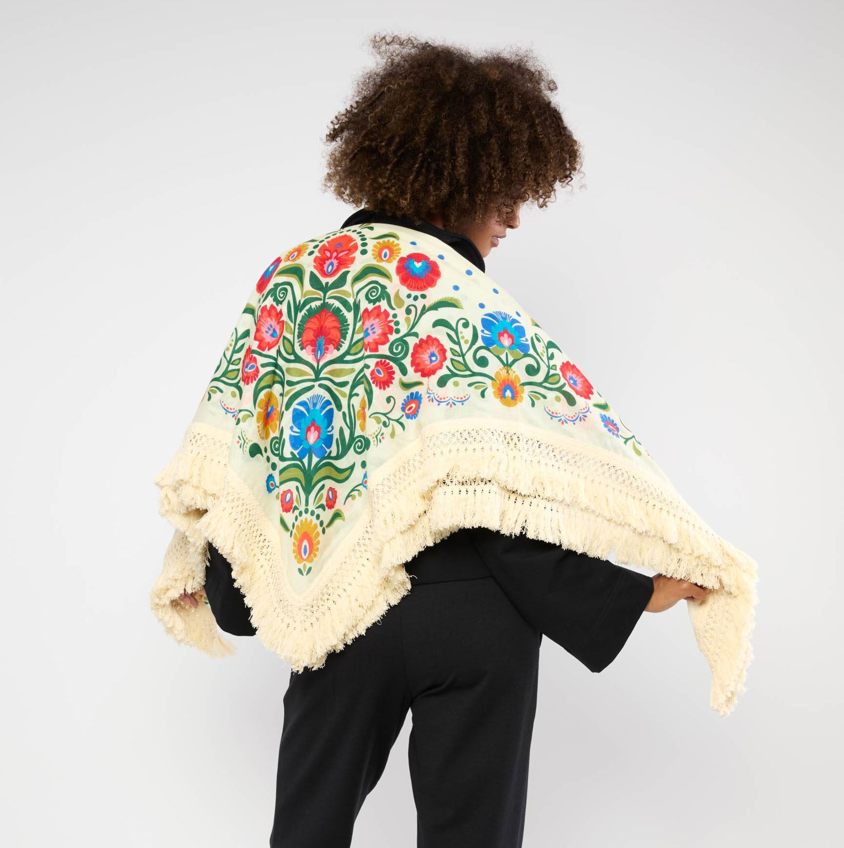 Blutsgeschwister Tuch BG Square - dots for folk, ca. 110 x 110 cm