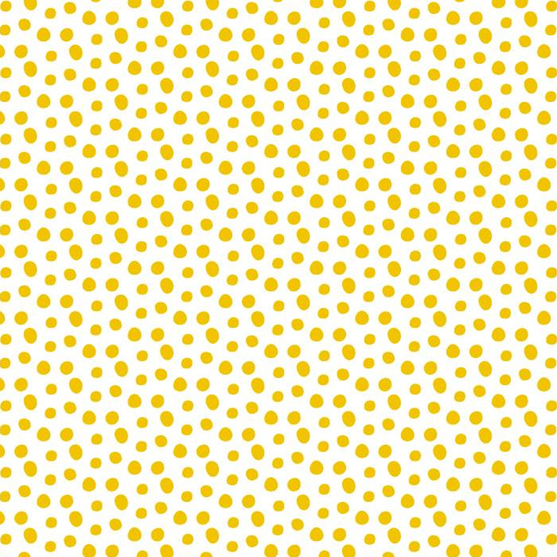 Geschenkpapier  Nokta - Ocker-Weiss von illi, 1 Papierbogen ca.  50 x 70 cm, Dots, Punkte, gelb