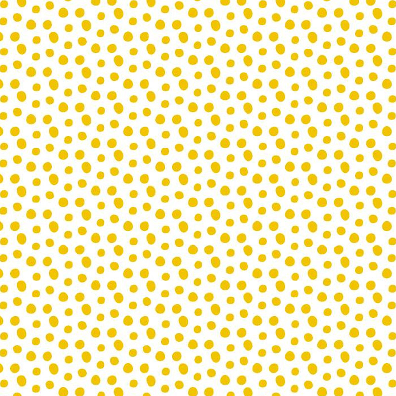 Geschenkpapier  Nokta - Ocker-Weiss von illi, 1 Papierbogen ca.  50 x 70 cm, Dots, Punkte, gelb