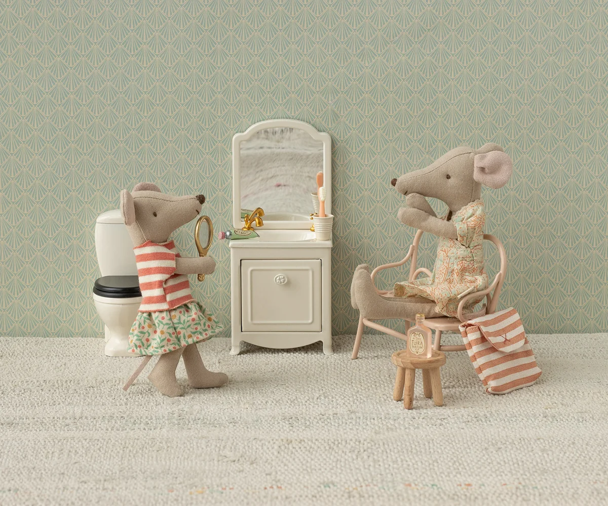 Maileg Dreirad-Maus, Große Schwester – Grün, ca. 13 cm