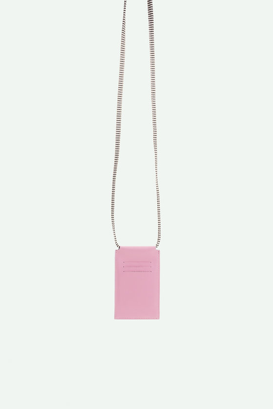 Handytasche in pink-orange -burgund von The Sticky Sis Club, phone pouch | il sole | colore | cherry red + dolce pink + arancia orange