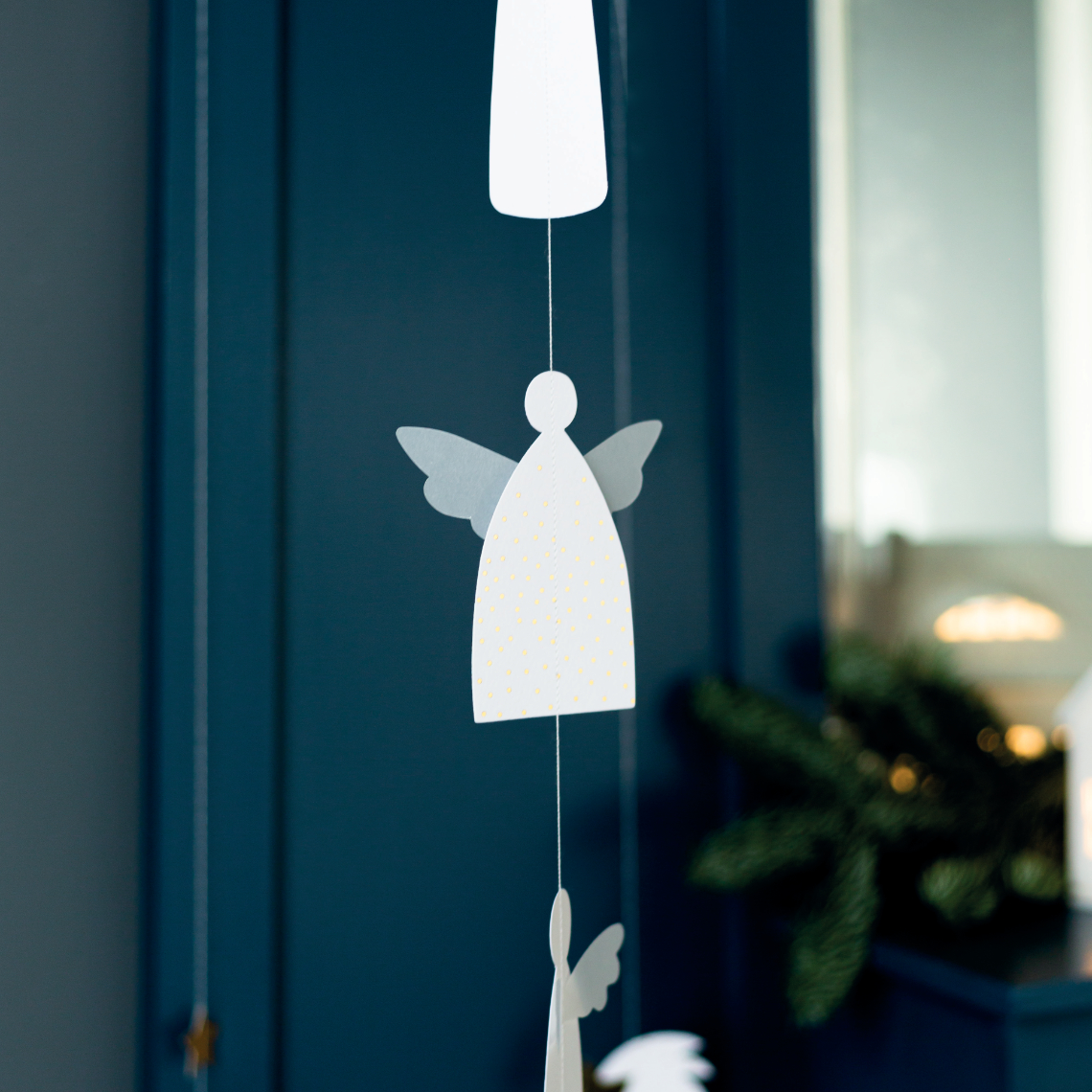 % Räder Weihnachtskette Engelskette "Silber" von Räder  , ca. 90 cm 