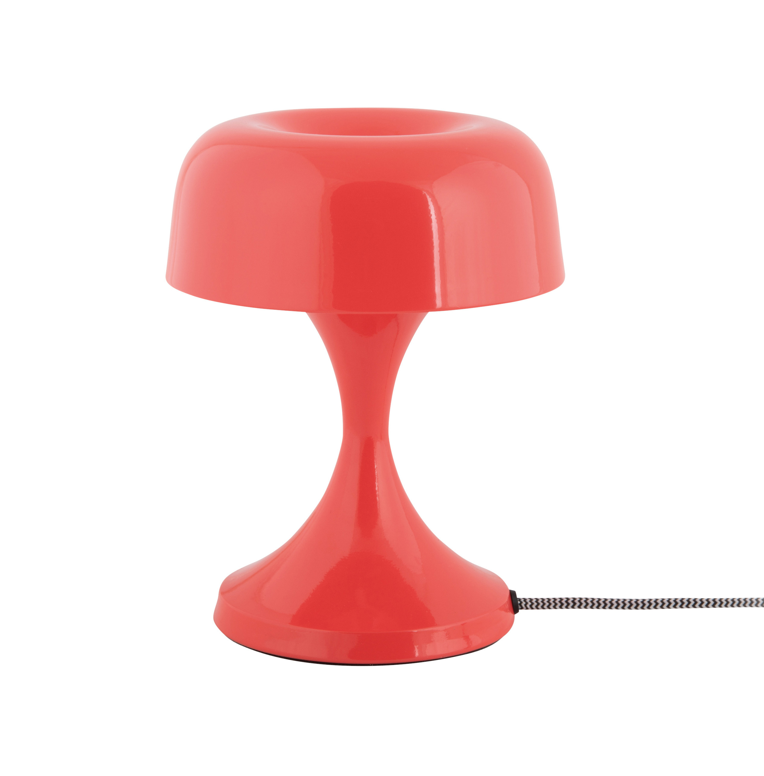 Tischlampe Moda Retro rot, Höhe ca. 20 cm, D. ca. 15,5 cm